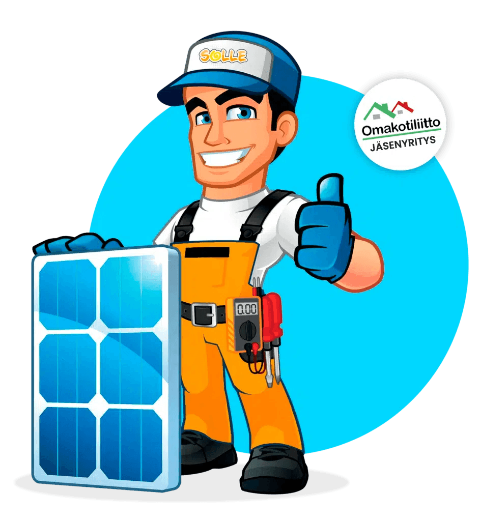 Kilpailuta aurinkopaneelit kotiin tai taloyhtiöön