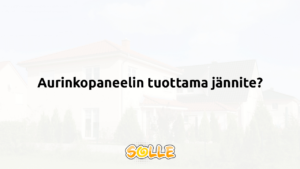 Aurinkopaneelin tuottama jännite?